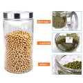 0.9L 1.25L 1.65L 2.1L clear food storage glass jar